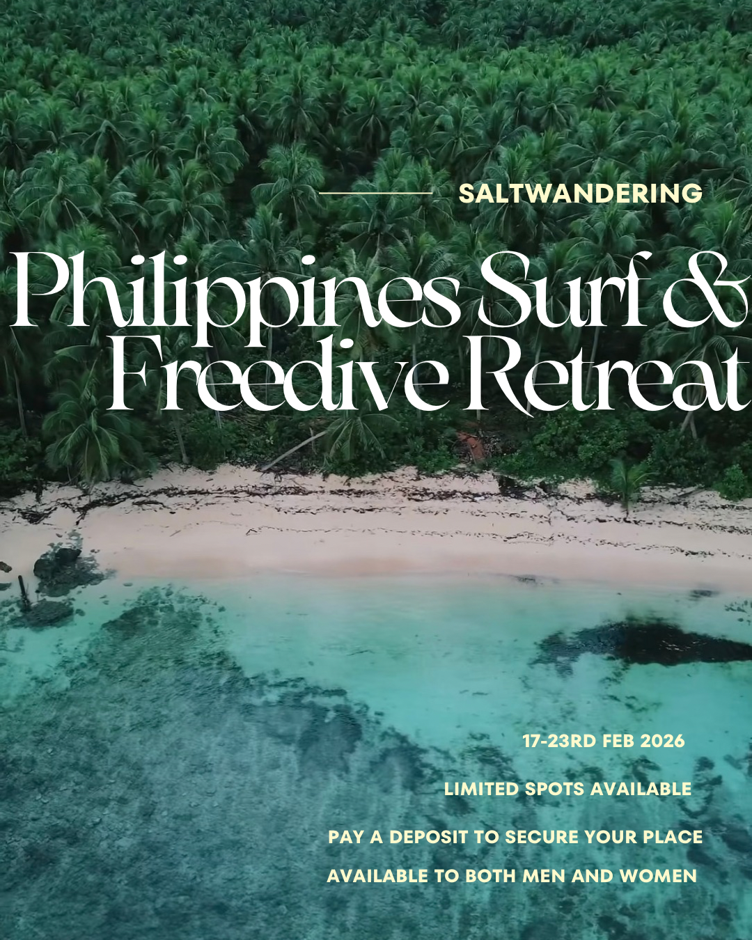Philippines Surf & Freedive Retreat (2nd Wave) - February 2026