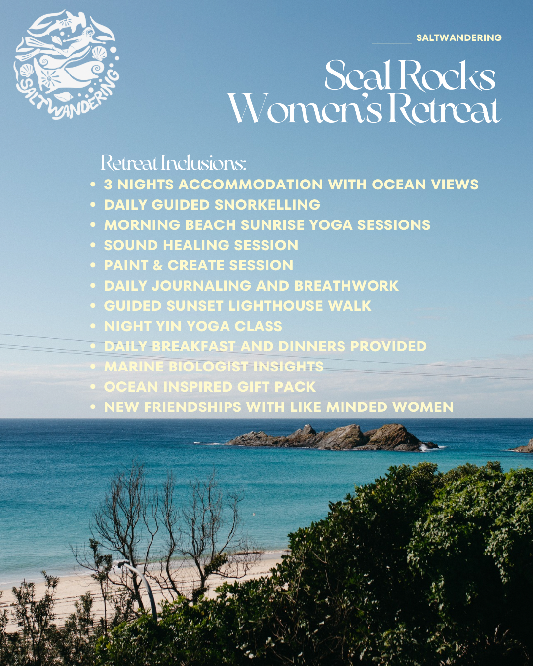 Seal Rocks Women’s Retreat